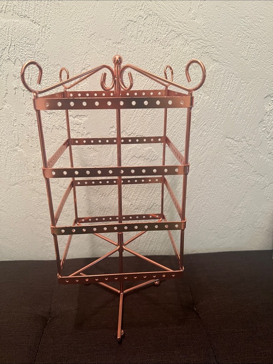 Michael’s Artcraft Store Other - #1954: 3-Tier Rose Gold Jewelry Organizer Stand - Elegant Home Storage